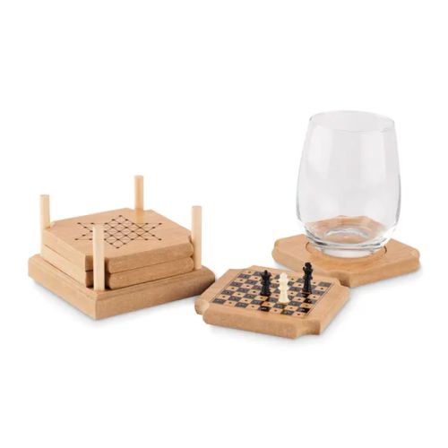 Coaster set with games - Image 2